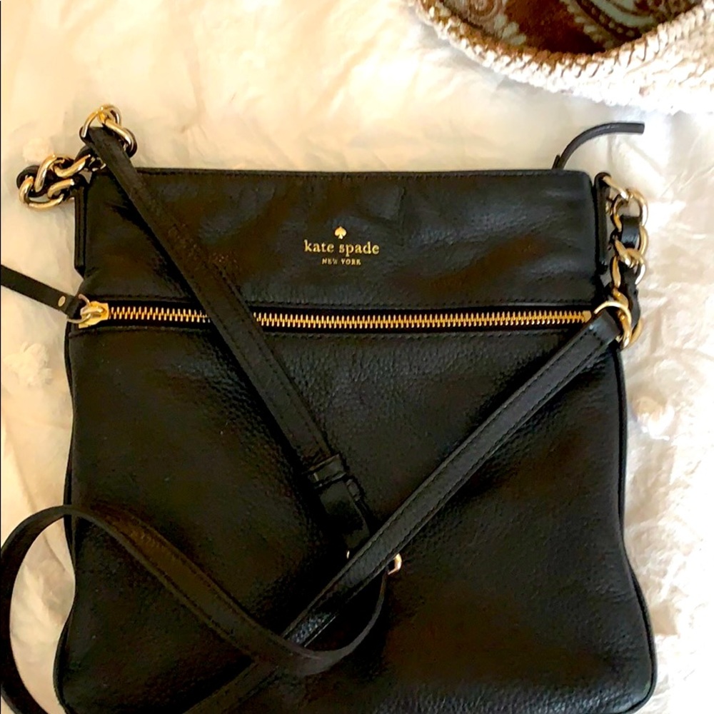Kate Spade Black Leather Crossbody